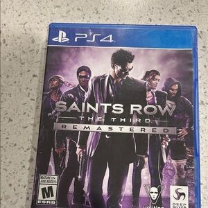 Saints Row: The Third Remastered for PS4 - Blue Case